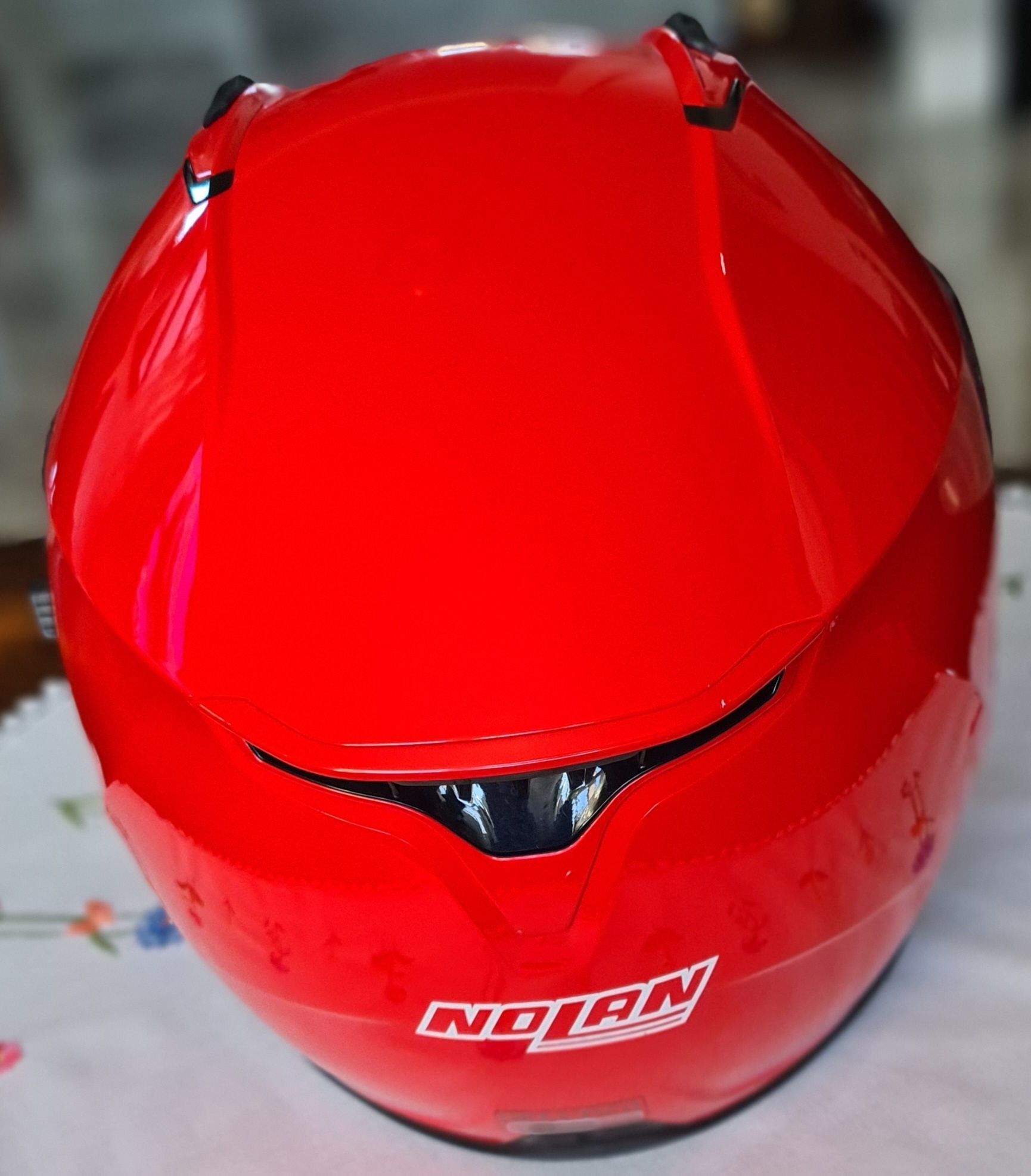 Kask motocyklowy Nolan N87 czerwony  rozmiar L