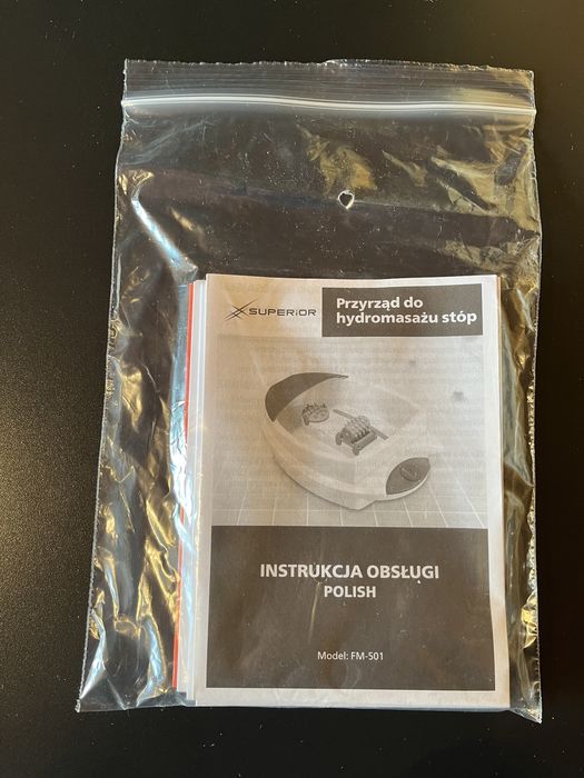 Hydromasażer do stóp masażer Superior