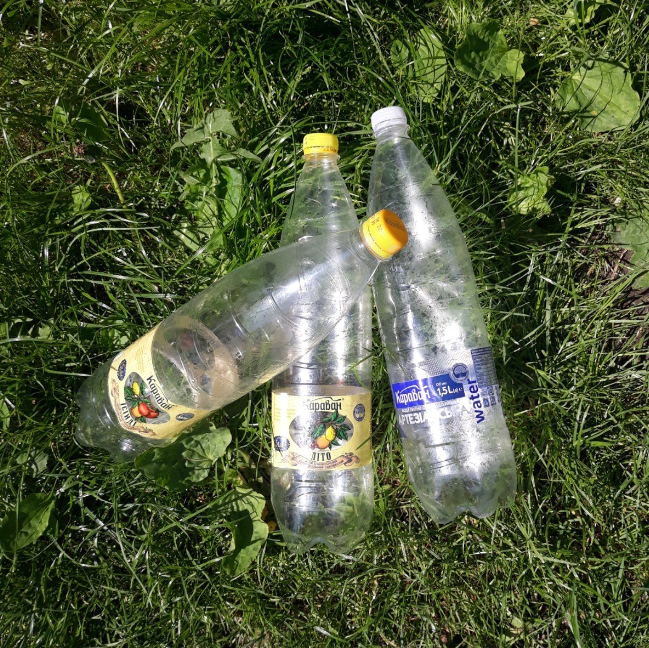 Пластикові пляшки