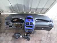 Peugeot 206 SW CC HB Konsola Pulpit Kokpit Deska Rozdzielcza Poduszki