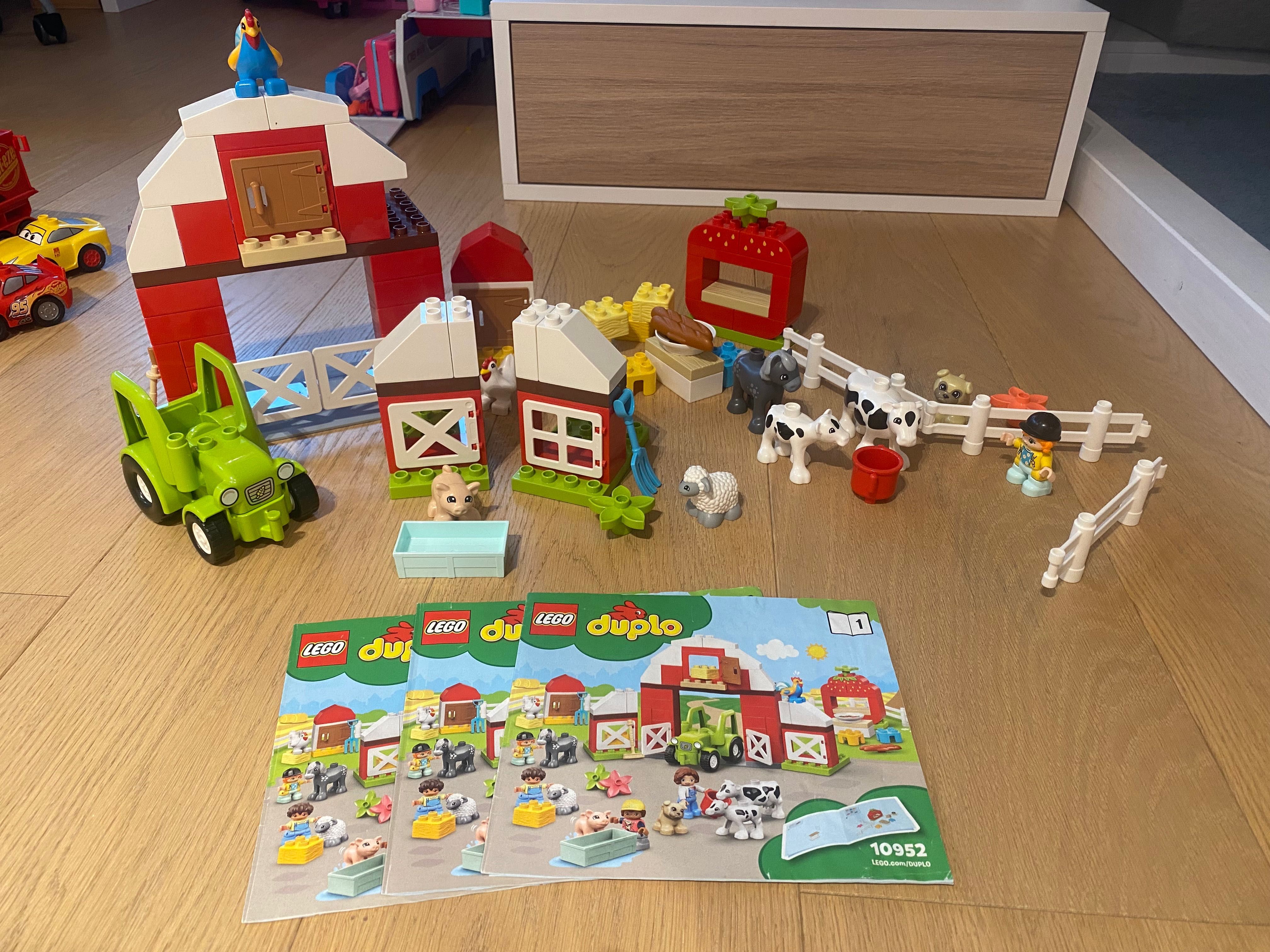 Lego Duplo 10952 Farma, stodoła, traktor i zwierzęta gospodarskie