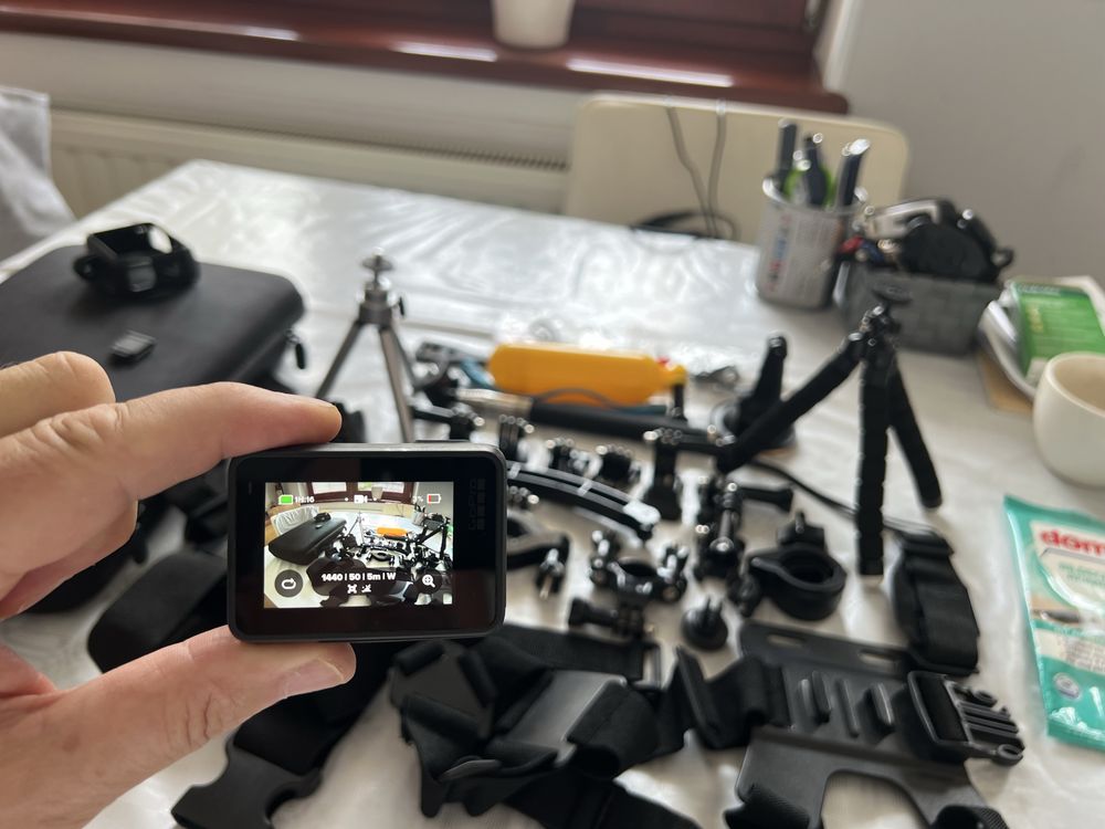 Kamera GoPro Black 7 akcesoria.