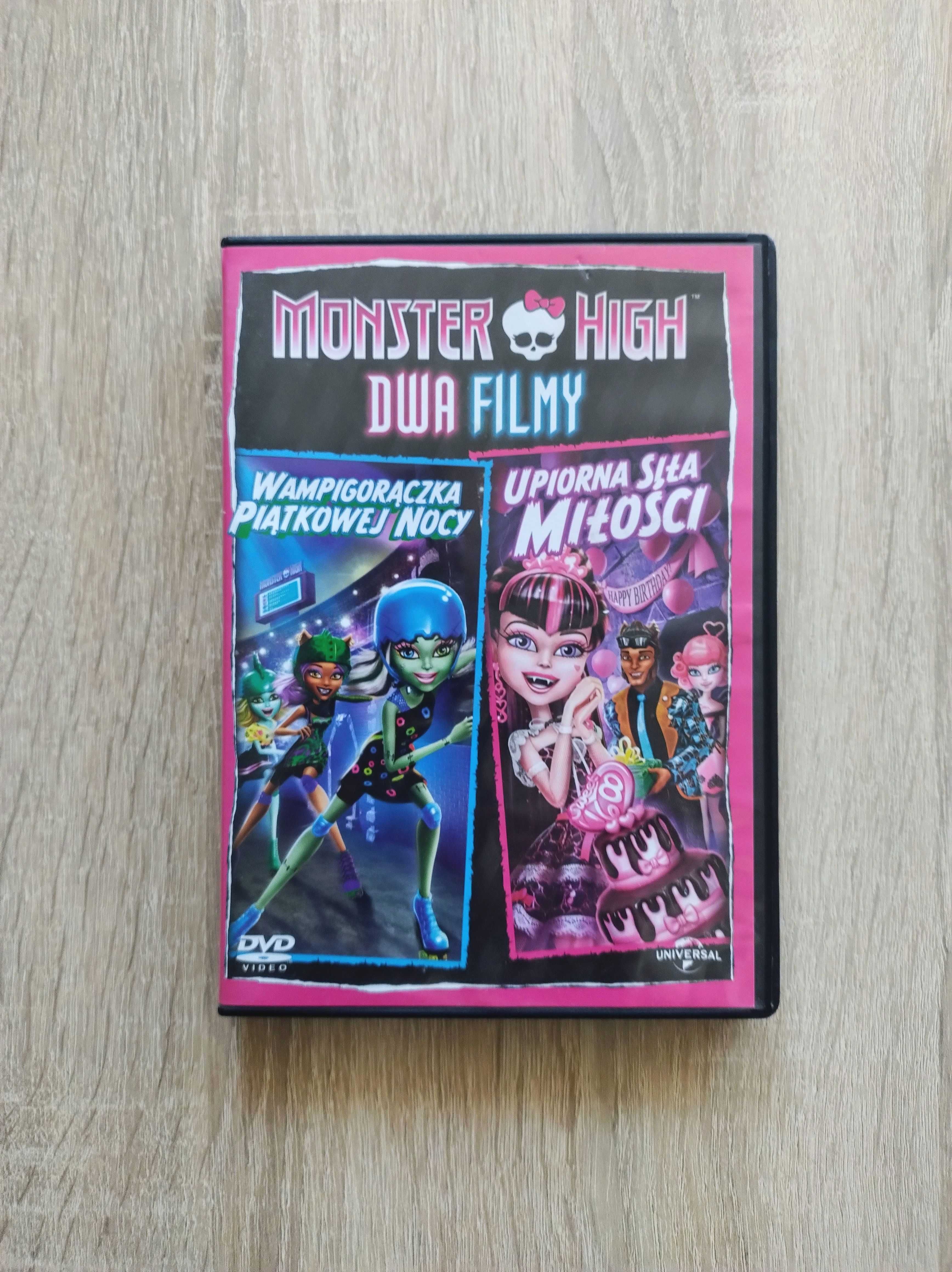 Film DVD Monster High bajka 2 filmy płyta