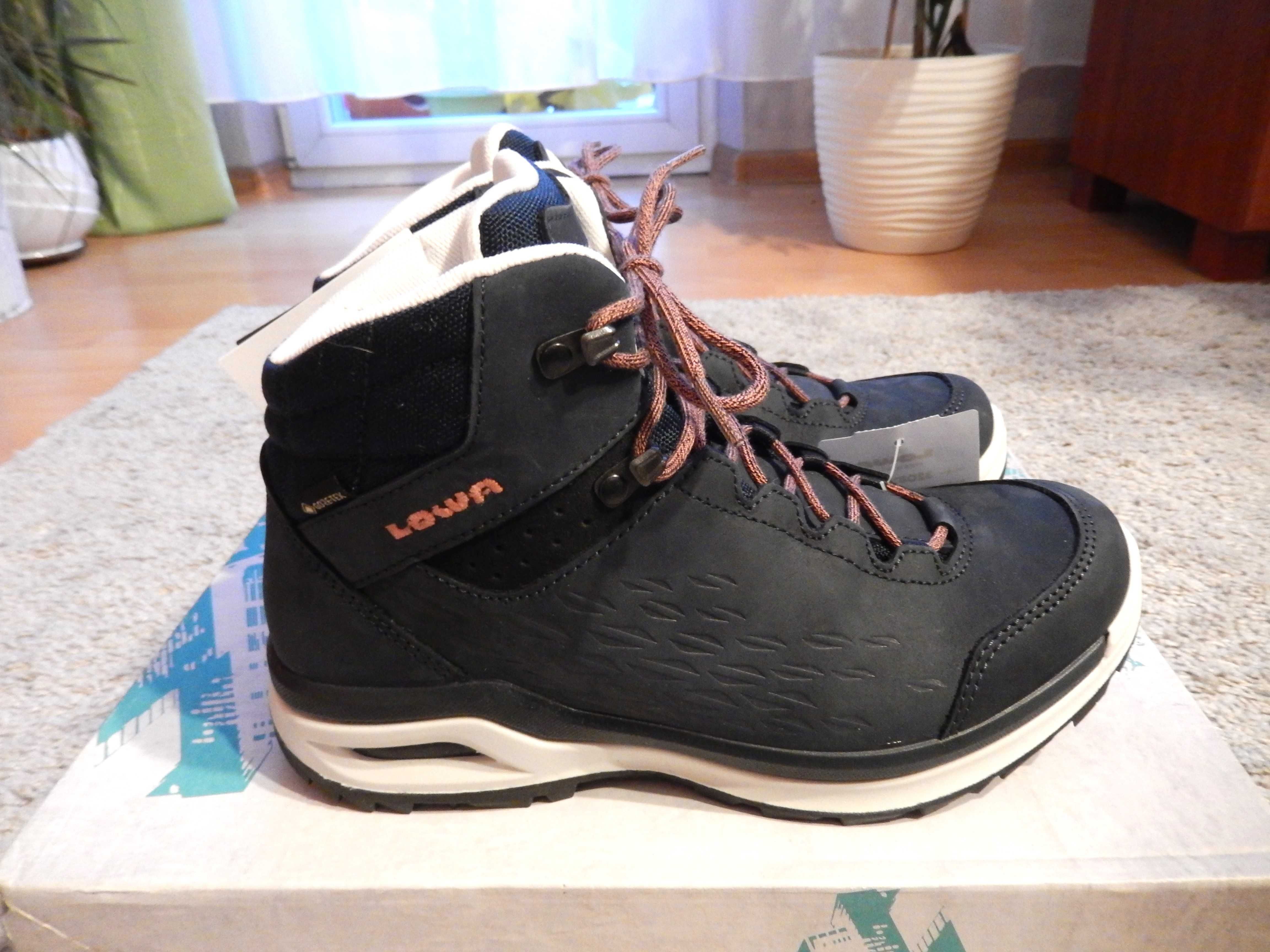 nowe damskie buty Lowa Locarno GTX QC rozmiar 37,5 (24 cm)