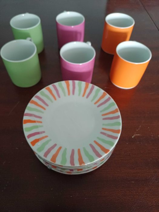 Conjunto de 6 Chávenas de Café