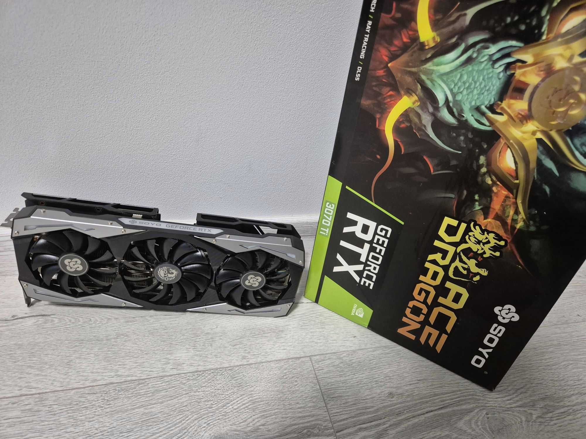 ігрова відеокарта RTX3070Ti SOYO Ace Dragon. Пломба. TRADE-IN