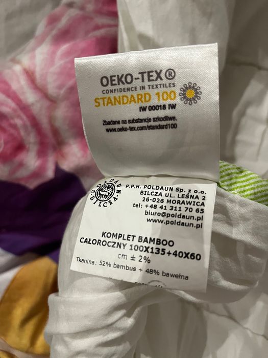 Kołdra bambusowa 100x135 i poduszka