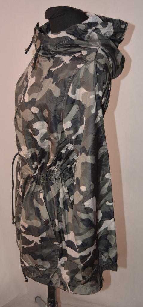 Wiosenna cienka kurtka parka bez podszewki Primark 34/36