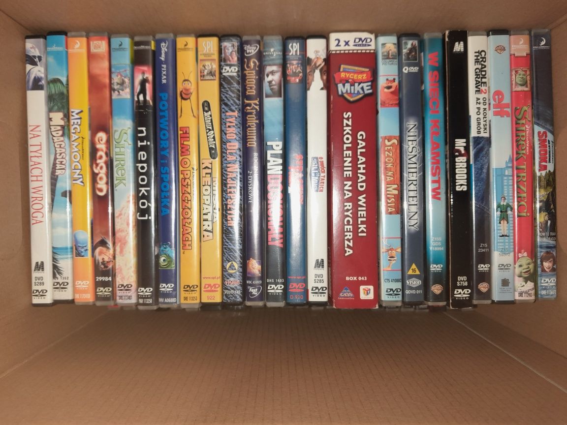 Bajki i filmy DVD na sprzedaż