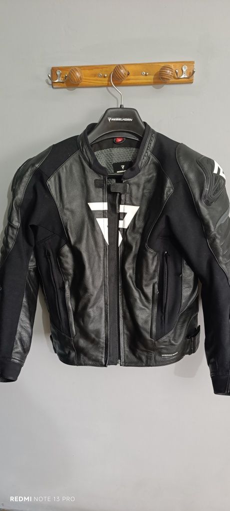 Kurtka motocyklowa REBELHORN BLACK/WHITE czarny/biały