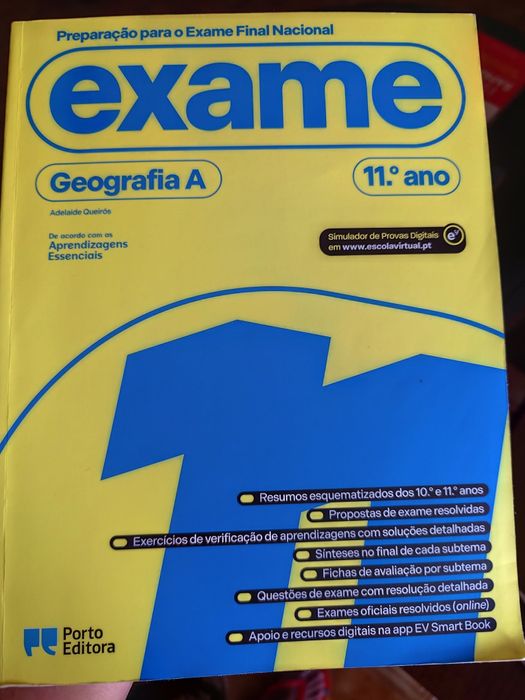 Exame de geografia 11 ano