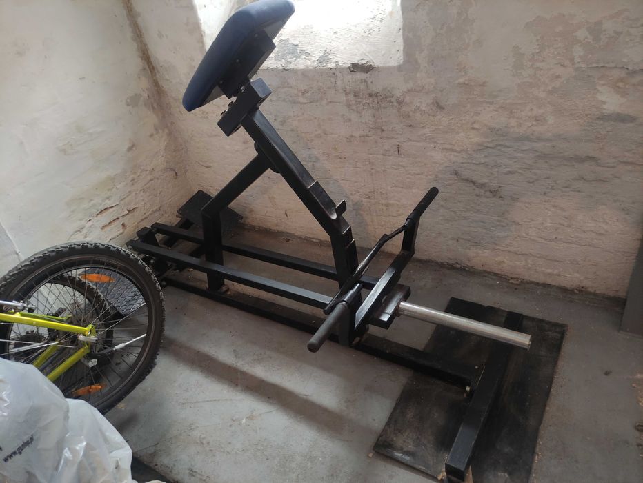 Ławka na plecy przyciąganie końca sztangi z podporą SZULTKA T-bar