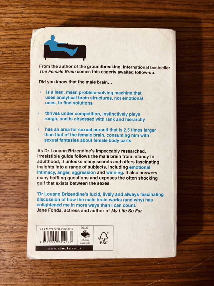 The mail brain - Mózg mężczyzny -Książka autorstwa: Louann Brizendine