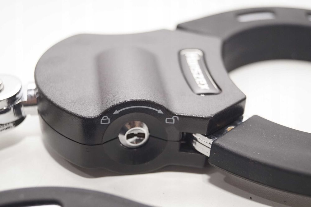 Zabezpieczenie rowerowe KŁÓDKA antykradzieżowa koła HONSZEX BLOKADA