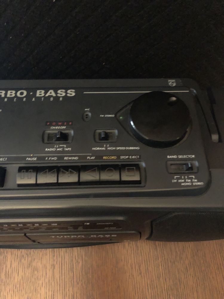 Radiomagnetofon Philips AW7502/14R radio Turbo Bass klasyk retro