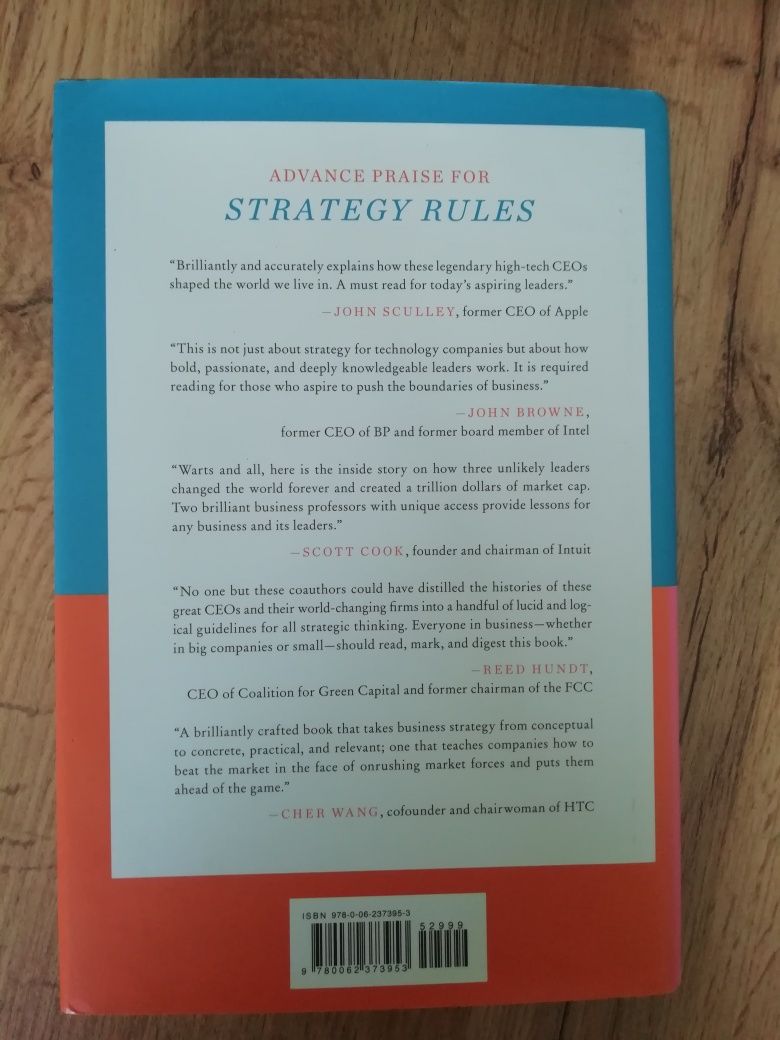 Strategy rules. Five timeless lessons from Bill Gates, Andy Grove, and