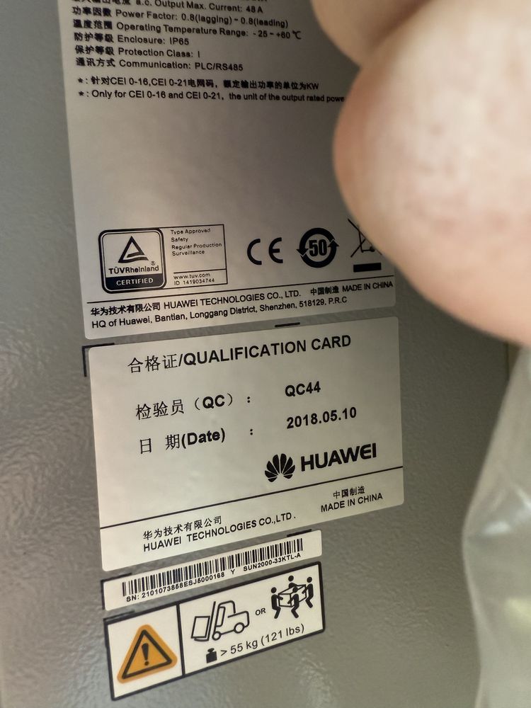 Inwerter Huawei SUN2000-33KTL-A 4xMPPT