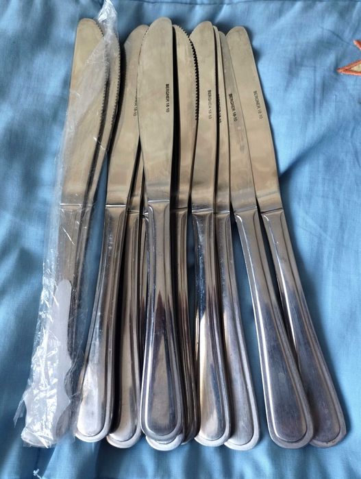 Набір ножів та виделок Bergner, 24шт, вінтажна кавомолка 1930х років