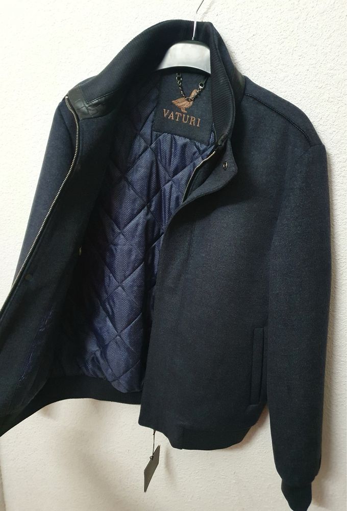 Розпродаж! Кашемірова куртка Vaturi. Сірий колір.