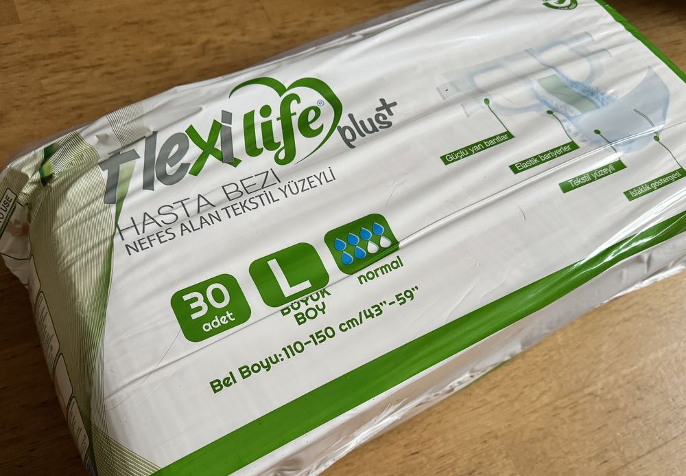 Підгузки для дорослих flexi life plus розмір L 30 шт