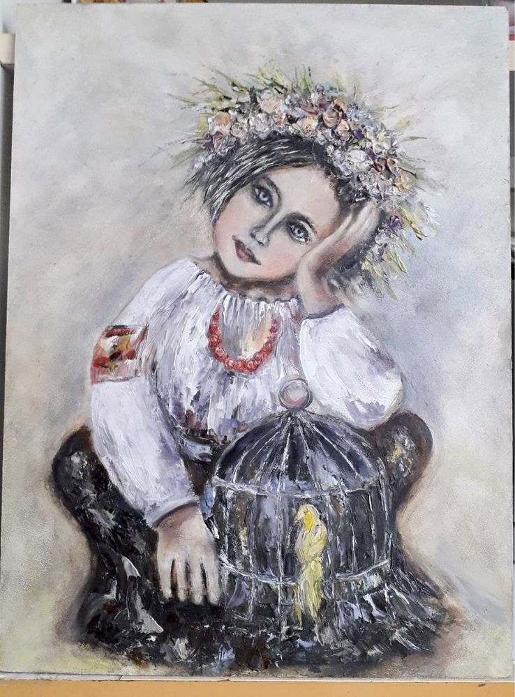 Картина «Українка», «Украинка».