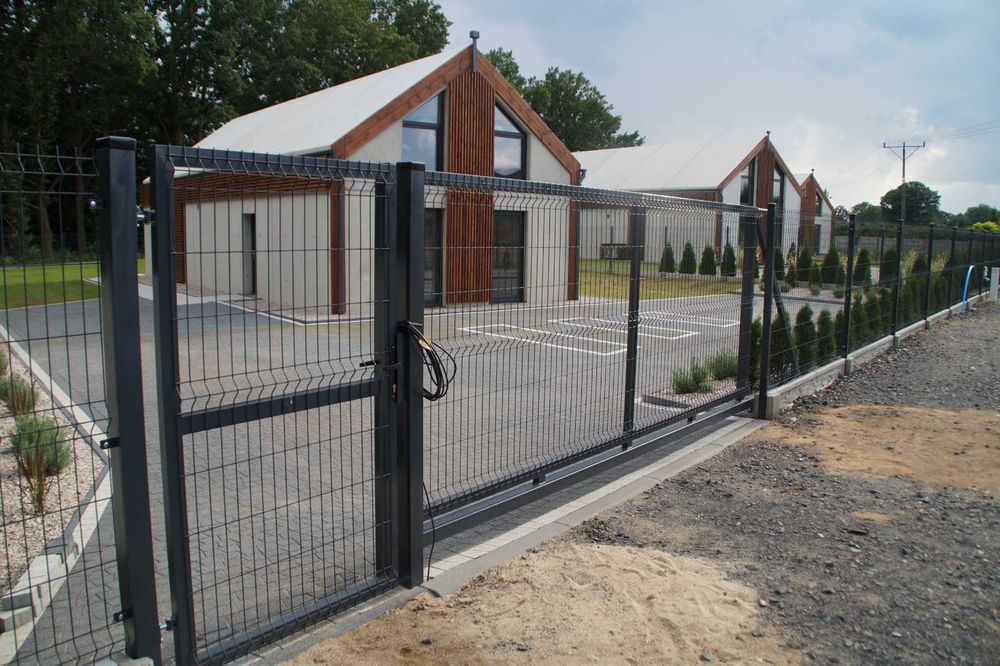 Ogrodzenie panel 3d 1,23m fi 4 RAL 7016 antracyt DARMOWA WYCENA, RATY