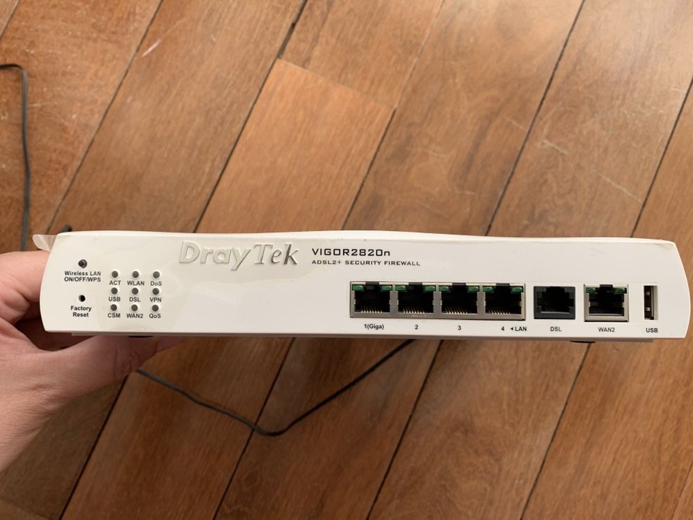Draytek VIGOR 2820n (dual WAN)