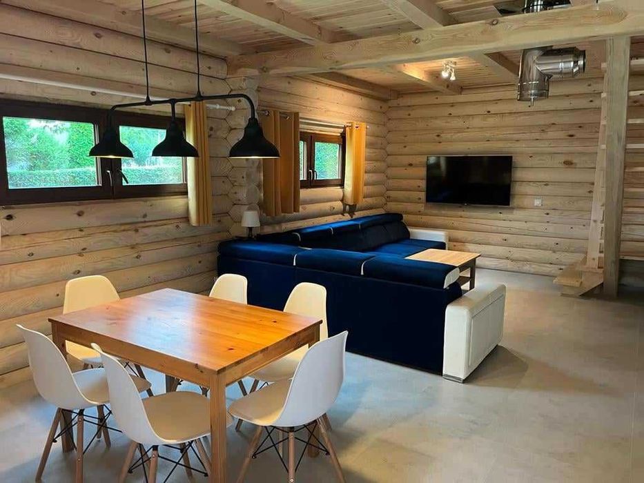 Nowy Luksusowy Domek z Bala, jacuzzi, 50m do jeziora, sylwester