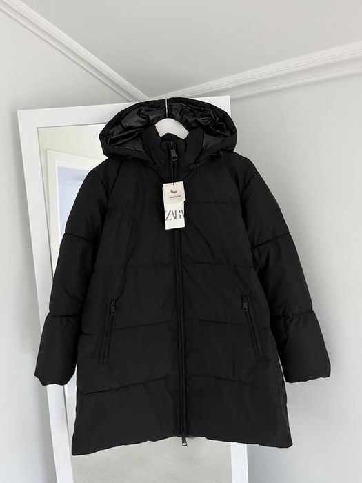 Пуховик жіночий zara куртка