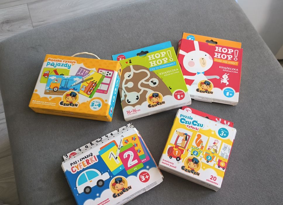 Zestaw puzzli i zabaw kreatywnych firmy CzuCzu