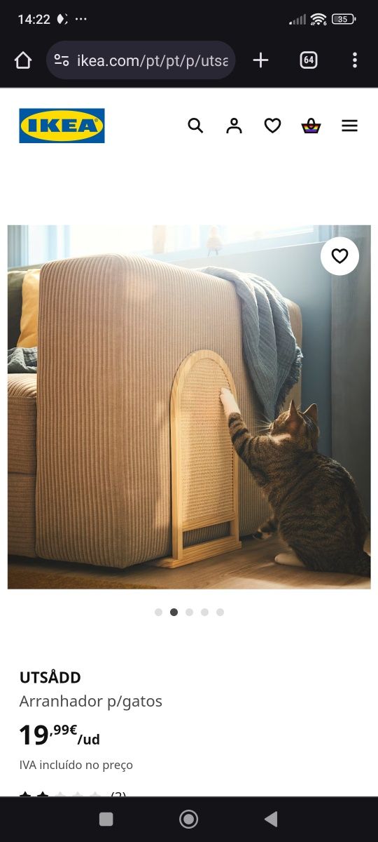 Arranjador Gato IKEA / UTSADD