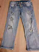 Spodnie jeansowe M rybaczki