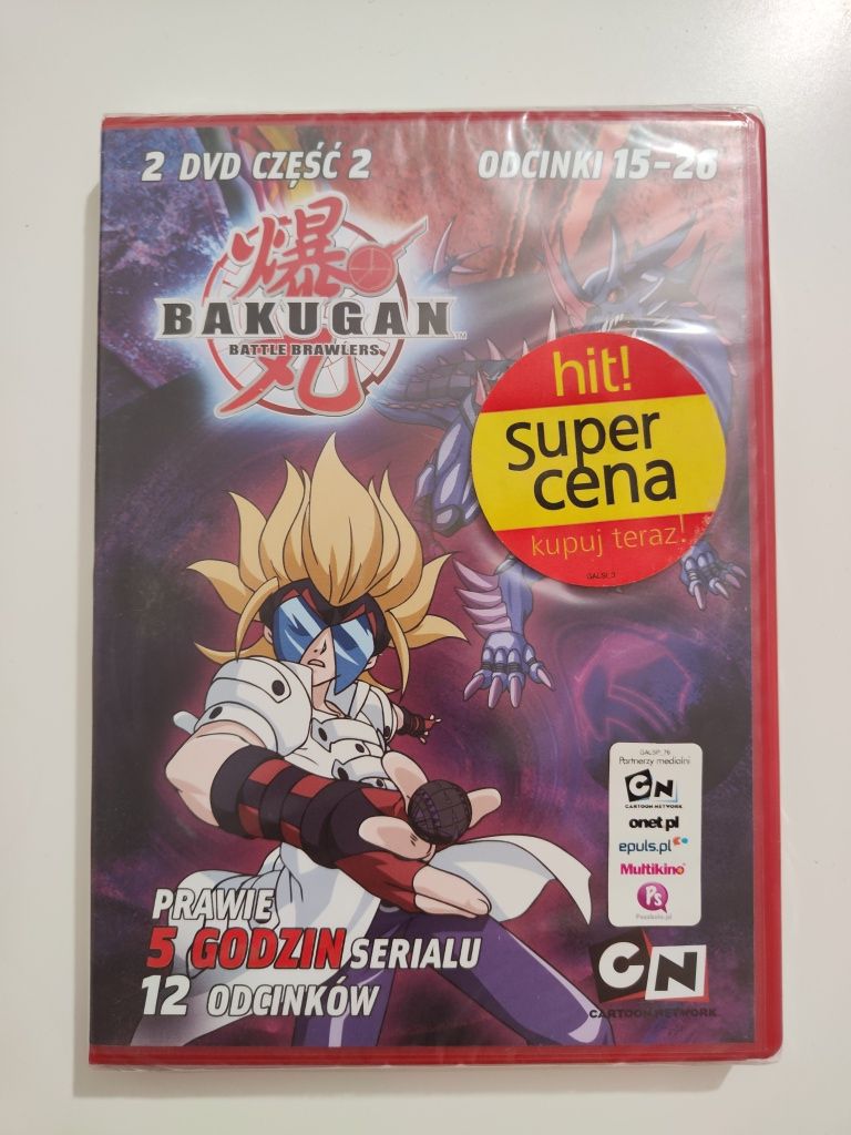 FOLIA Bakugan Battle Brawlers 2 DVD część 2 odcinki 15-26 - płyta DVD