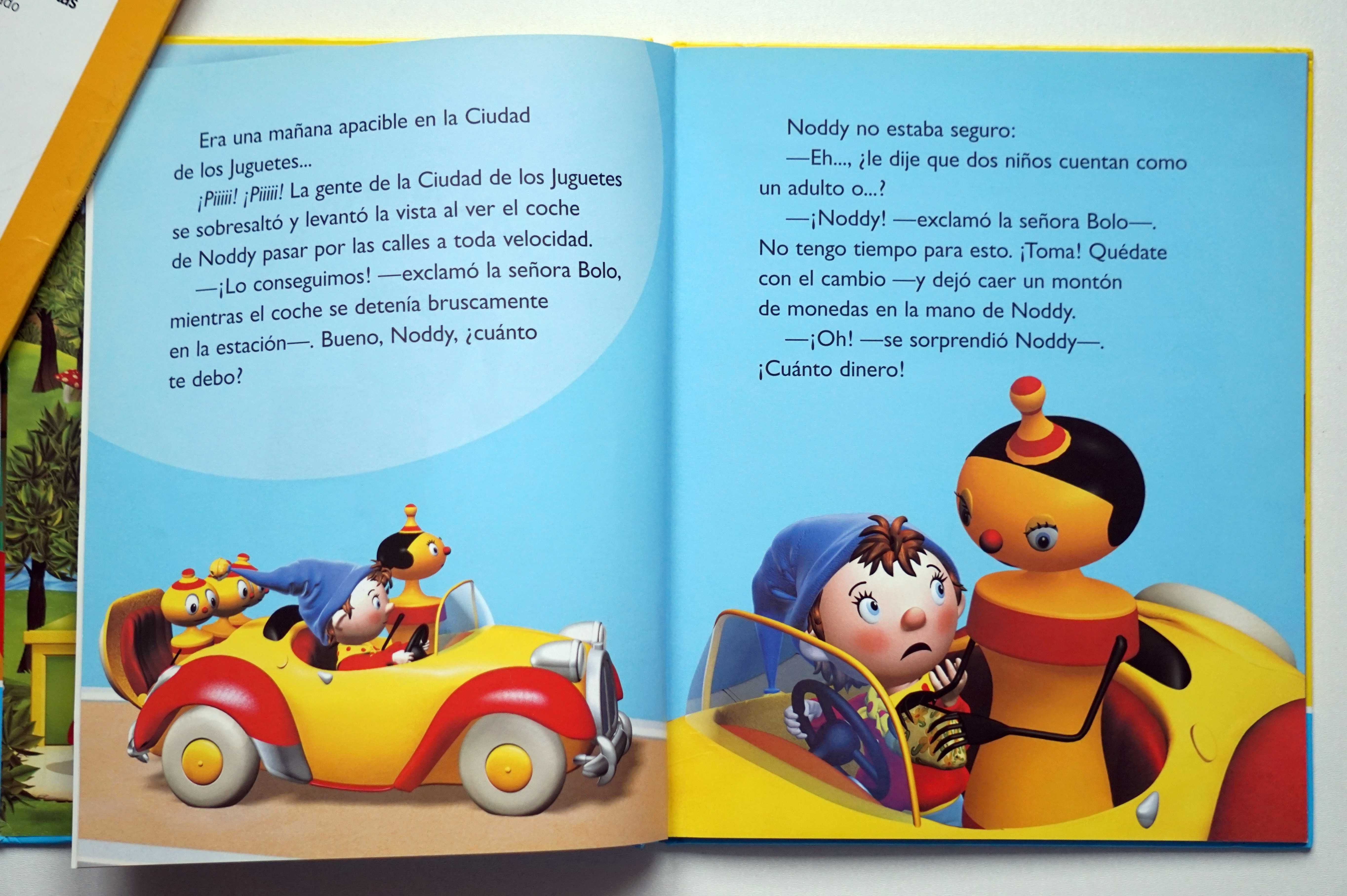 "Noddy va de compras" książeczka po hiszpańsku