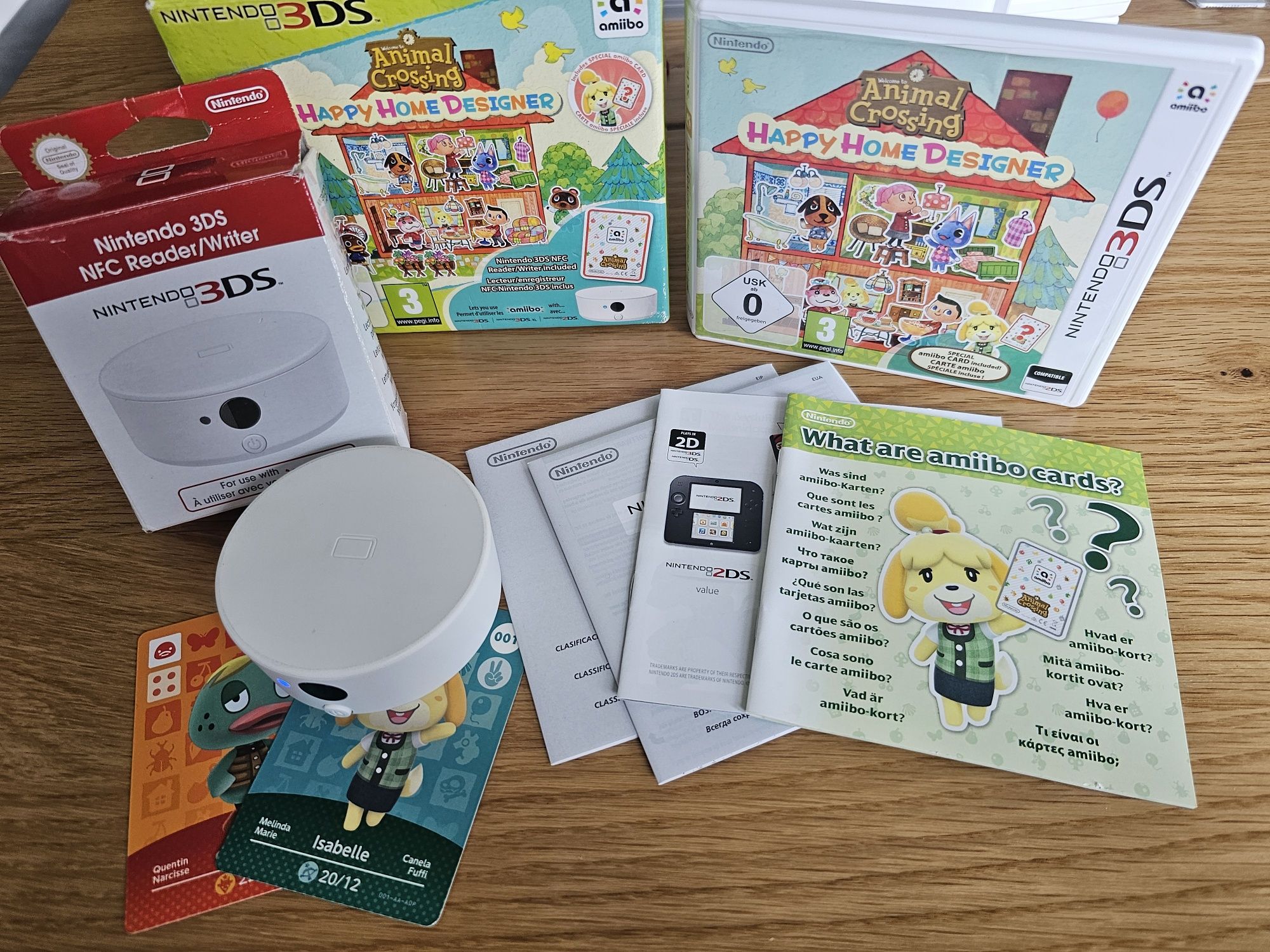 Nintendo 3DS NFC czytnik Reader/ writer z gra Animal crossing