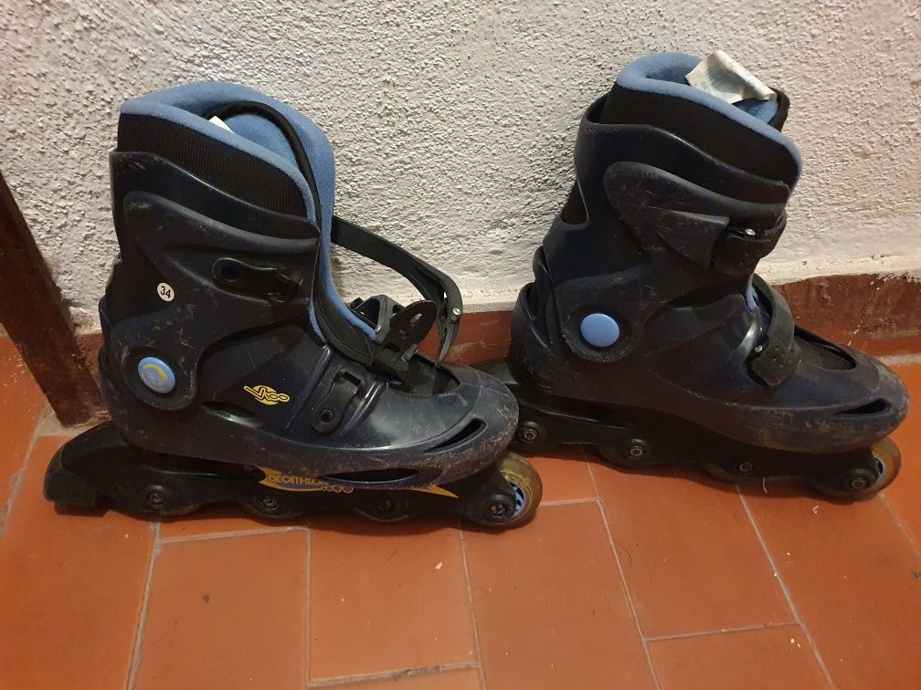 Patins em linha - número 34 & 38