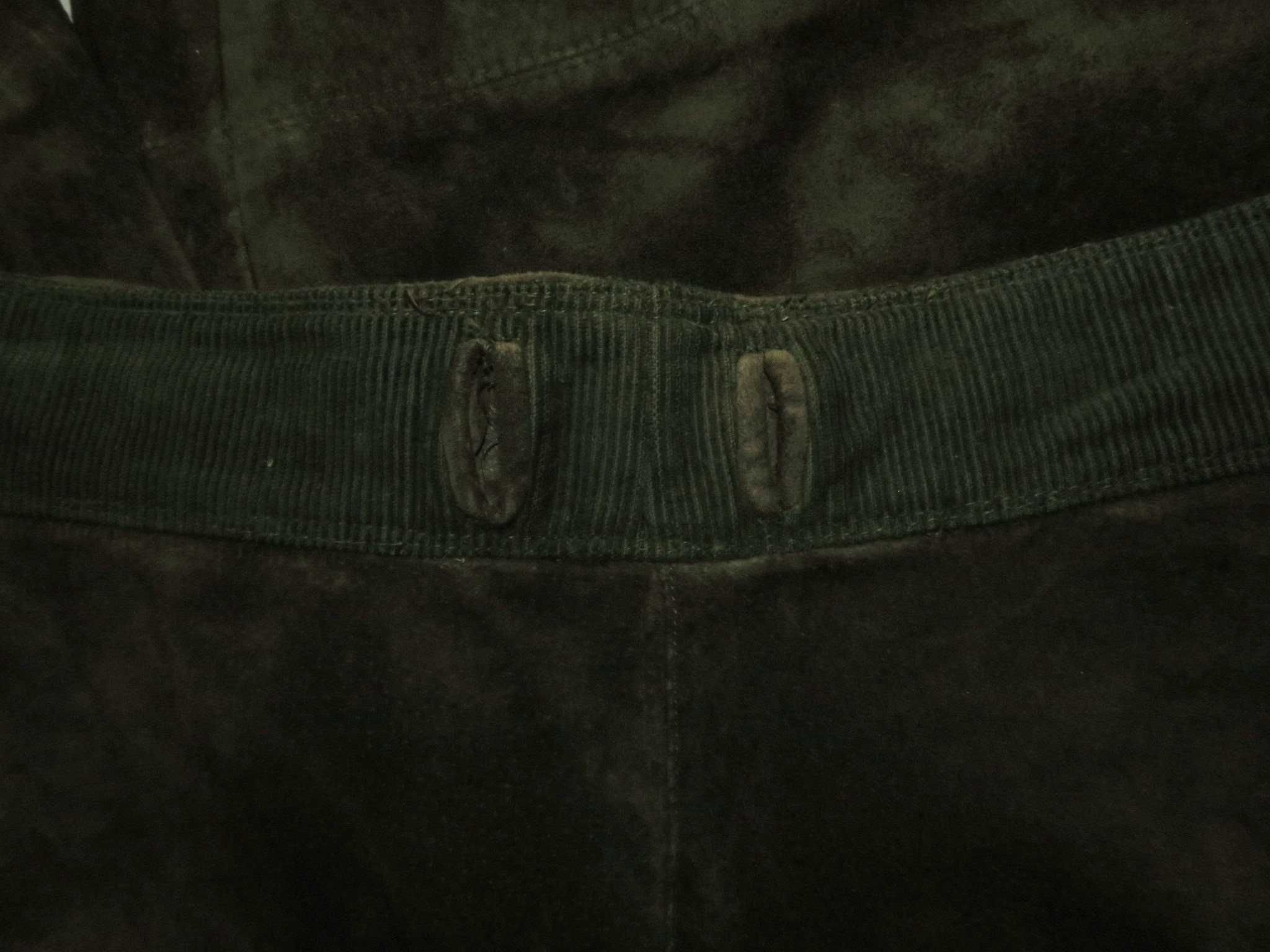 Gianni Versace spodnie vintage zamszowe 34