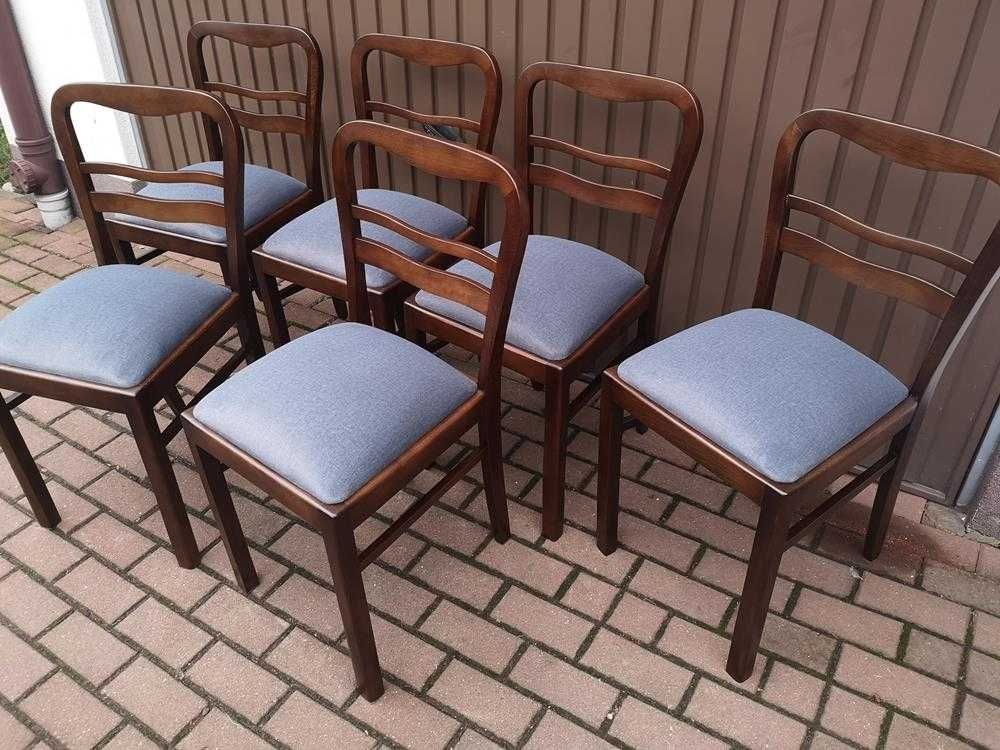 Krzesła ART-DECO Stare Antyk Komplet 6 Sztuk Po Renowacji Okazja.