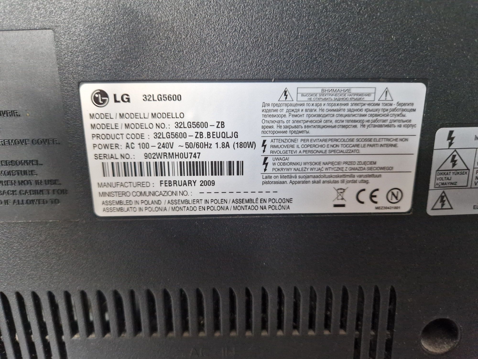 Telewizor LG 32 cale