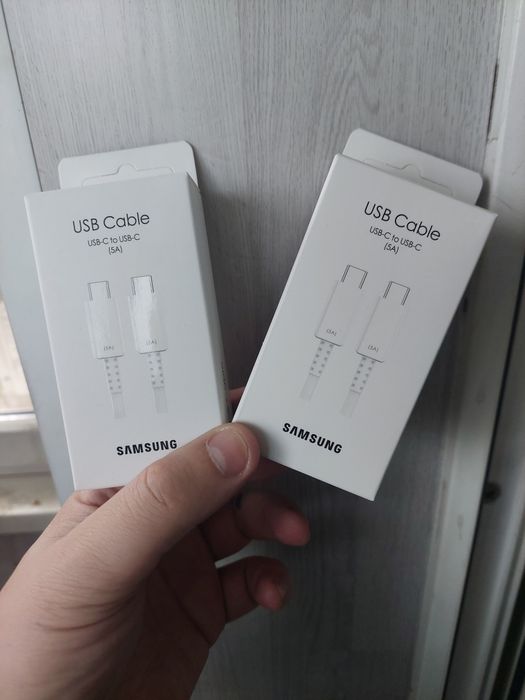 СЗУ Быстрая Зарядка Samsung 25W Белый с кабелем 5Ампер