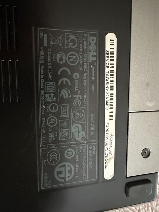 Portatil  marca Dell