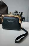 Portfel pormonetka vintage 2 w 1 czarny
