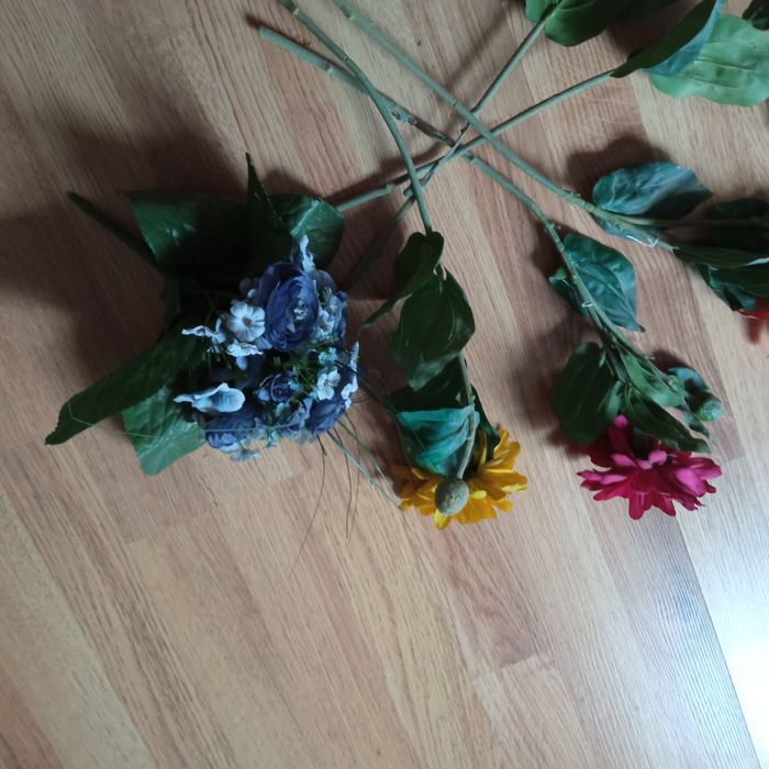 Bukiety sztucznych kwiatów kwiaty - 2 sztuki