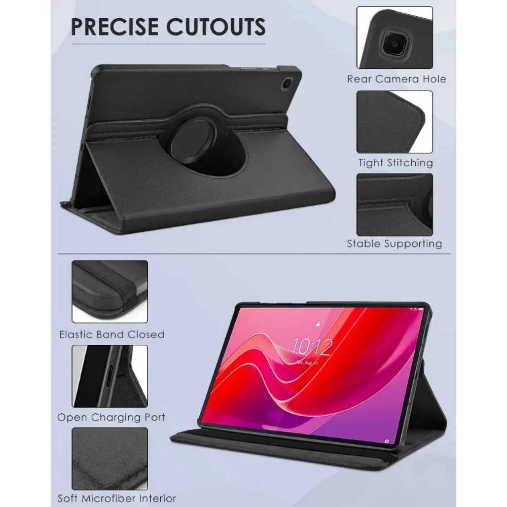 ETUI obrotowe 360 do Lenovo Tab M10 Plus 10.6'' Gen 3 TB125FU czerwony