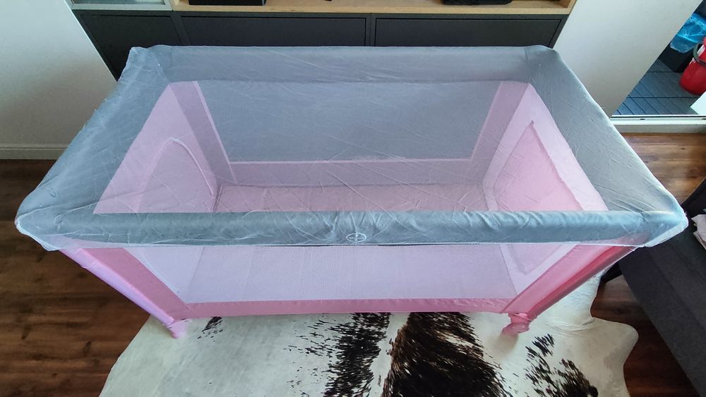 Dziecięce łóżeczko turystyczne Eco Toys + akcesoria