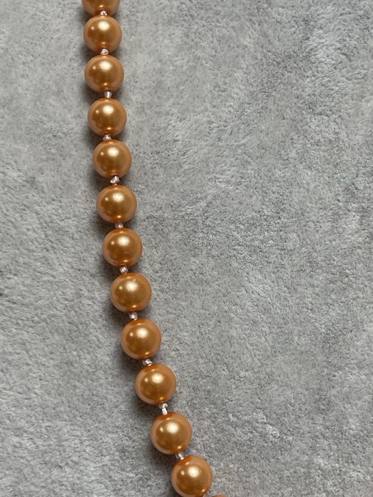 Perły Stary Naszyjnik z Prl