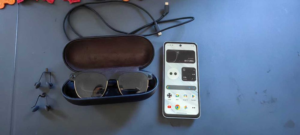 Okulary AR XREAL Air 2 Ultra + Adapter XREAL Beam Pro – jak nowe