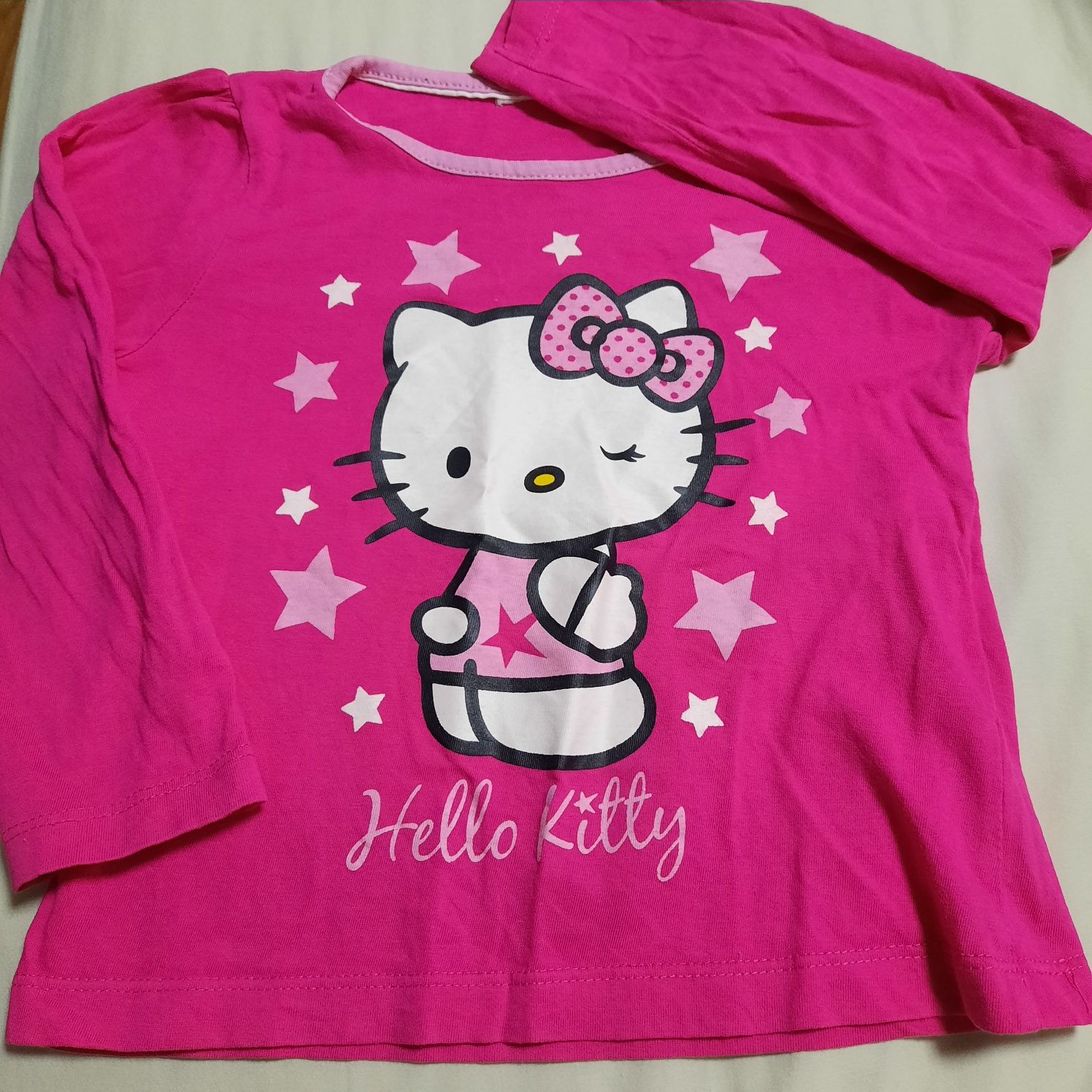 Bluzka dziewczęca hello Kitty 92 długi rękaw