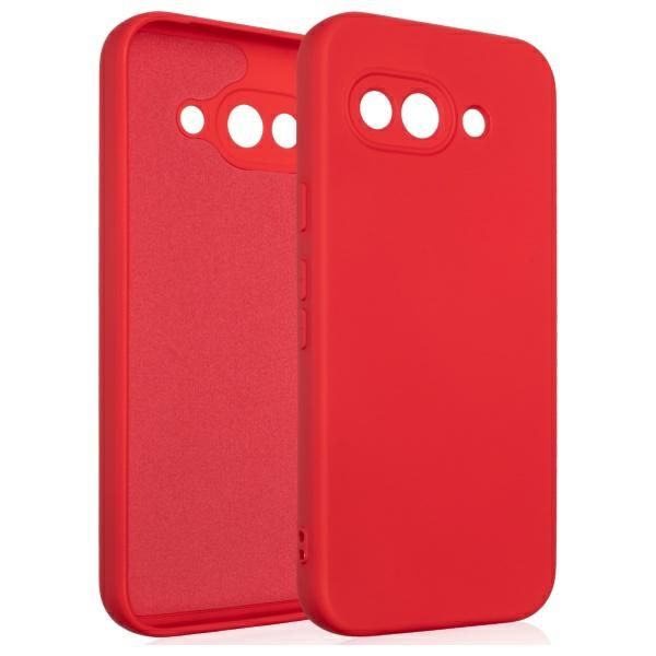 Etui Beline Silicone Pixel 9A Czerwone   /Red