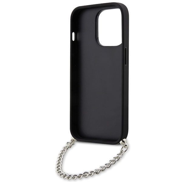 Etui Karl Lagerfeld Saffiano Monogram Chain dla iPhone 14 Pro Max 6,7"